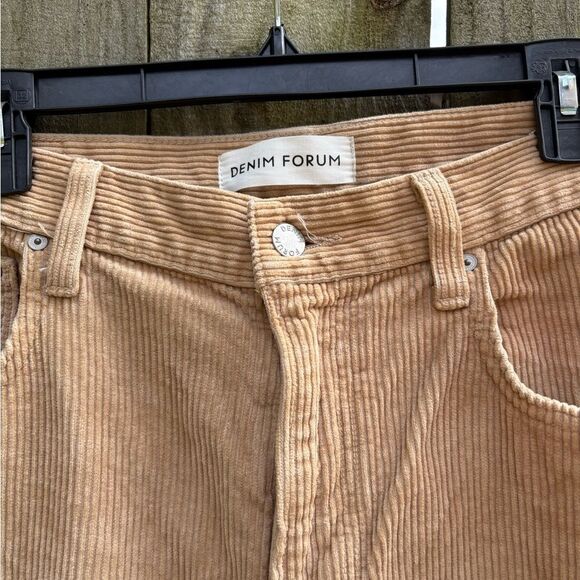 Denim forum the Arlo high rise straight corduroy Pants Size 32 - Picture 4 of 10